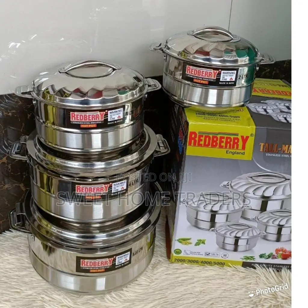 Redberry 4 PCS Stainless Steel Hotpot Set, Set