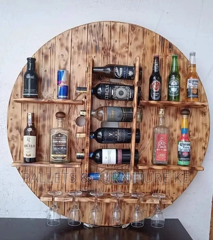 Rounded Home Bar Pattel