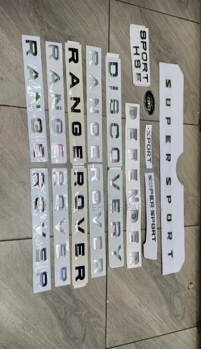 Range Rover Emblems , Supersport,Super Sport,Sport Emblem
