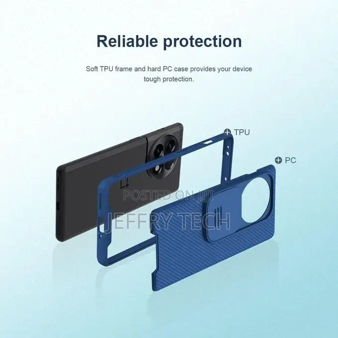 Nilkin Camshield Pro Cover Case for Oneplus 11R, Oneplus Ace