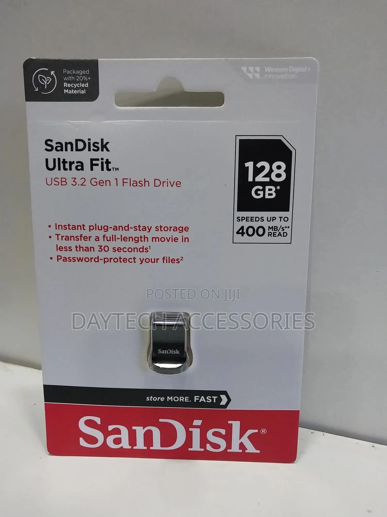 Sandisk Ultra Fit 128gb Usb 3.0 / 3.1 Flash Drive