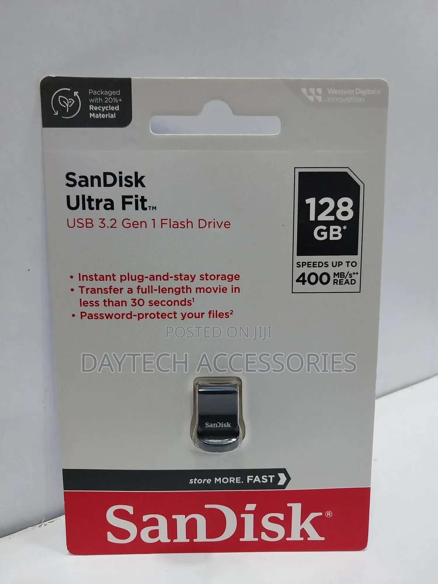 Sandisk Ultra Fit 128gb Usb 3.0 / 3.1 Flash Drive