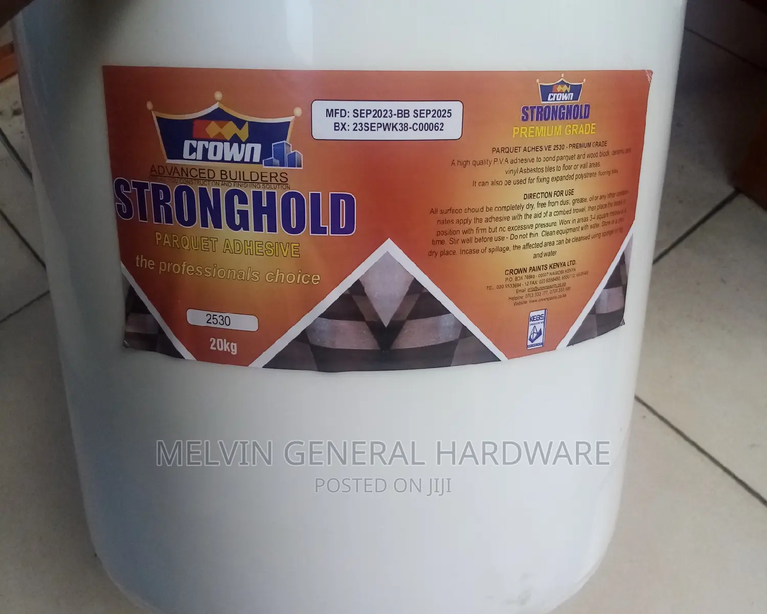 Stronghold Parquet Glue 20kg