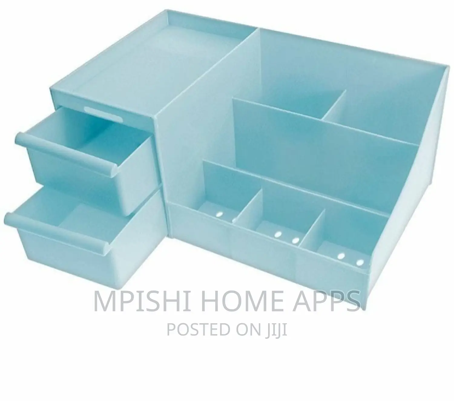 Plastic Multi Slot Desktop Organizer With Mini Drawers