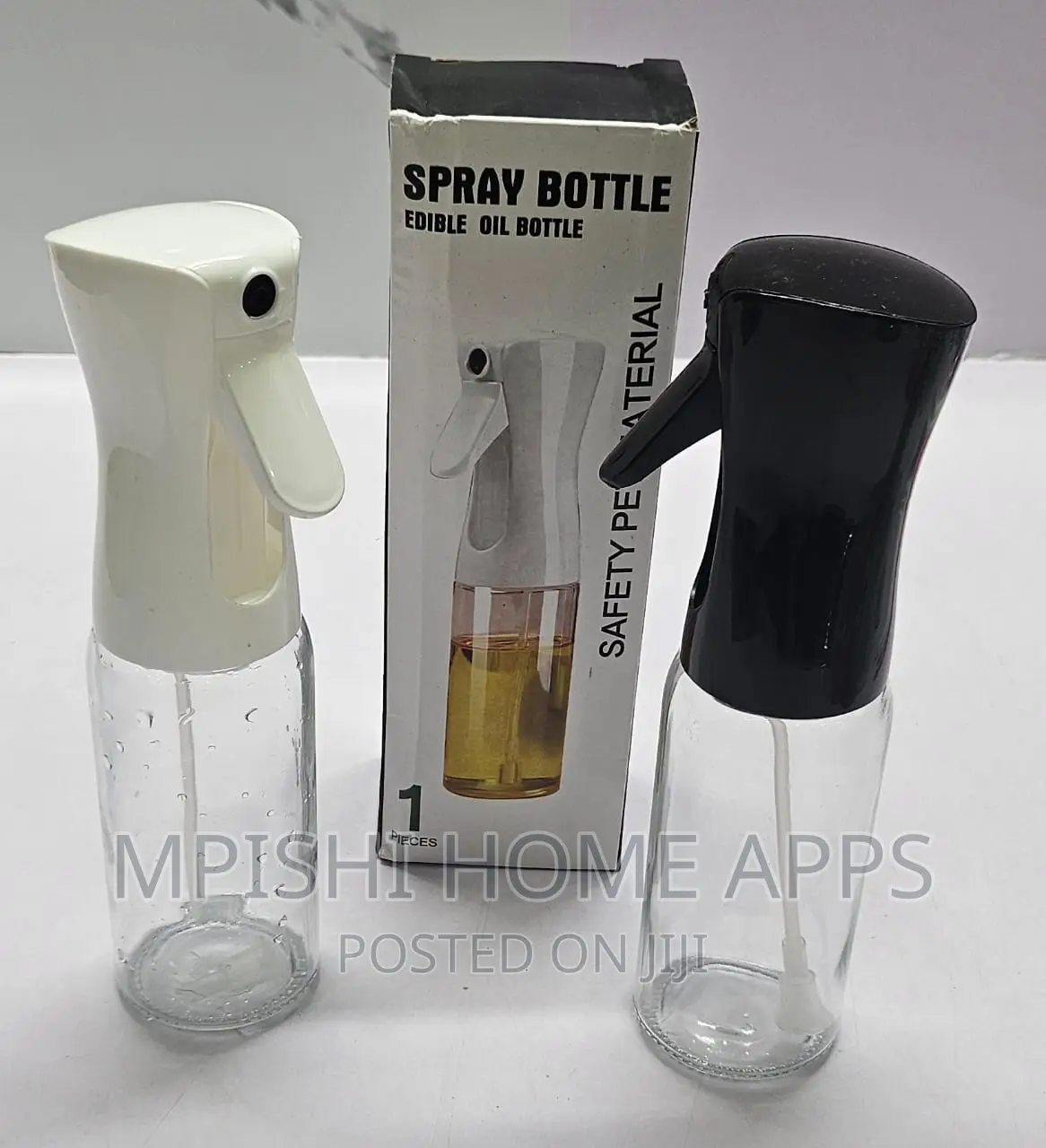 Elegant Spray Oil Bottle 250mls
Colours Black and White