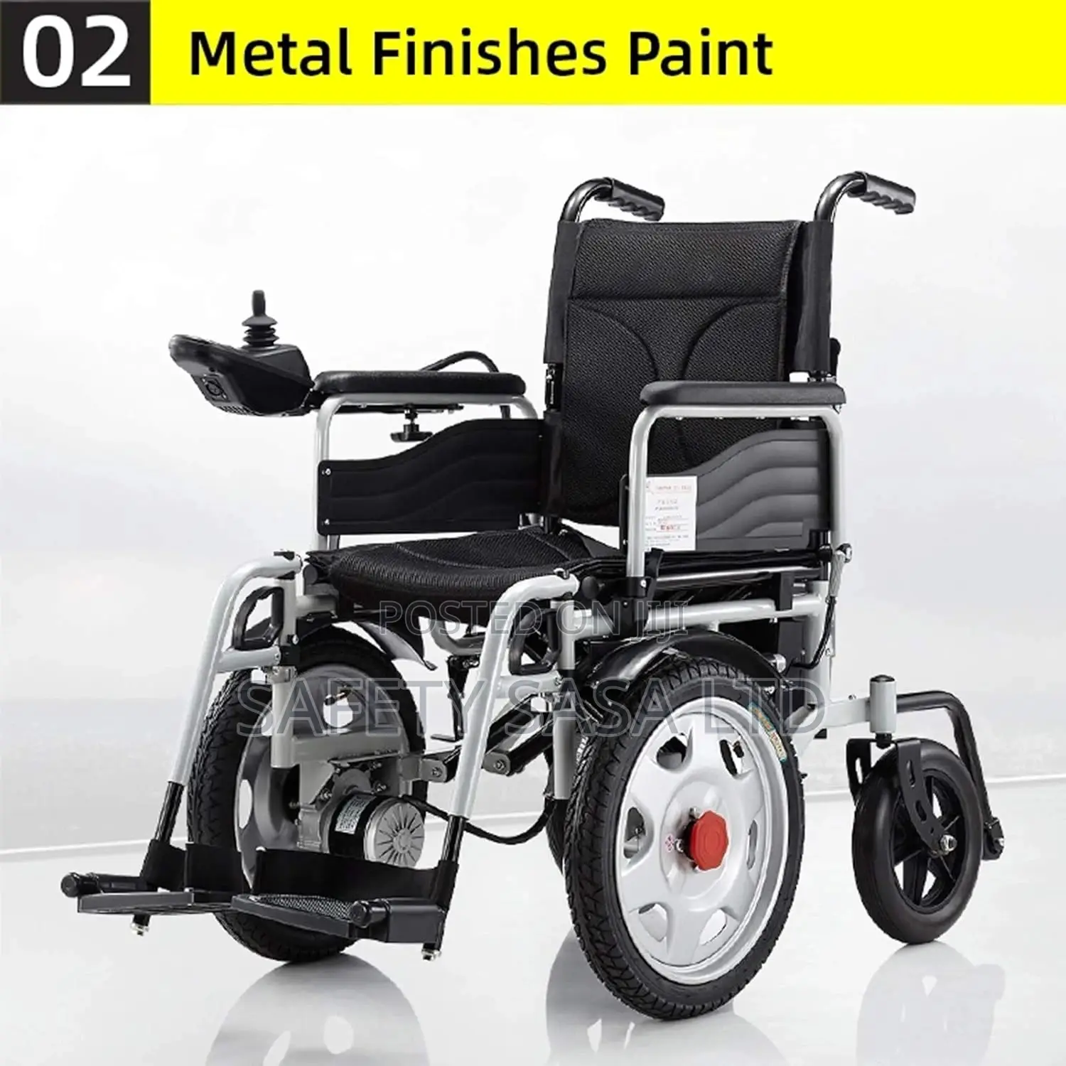 Big Front Wheel Lightweight Foldable Electric Wheelchair