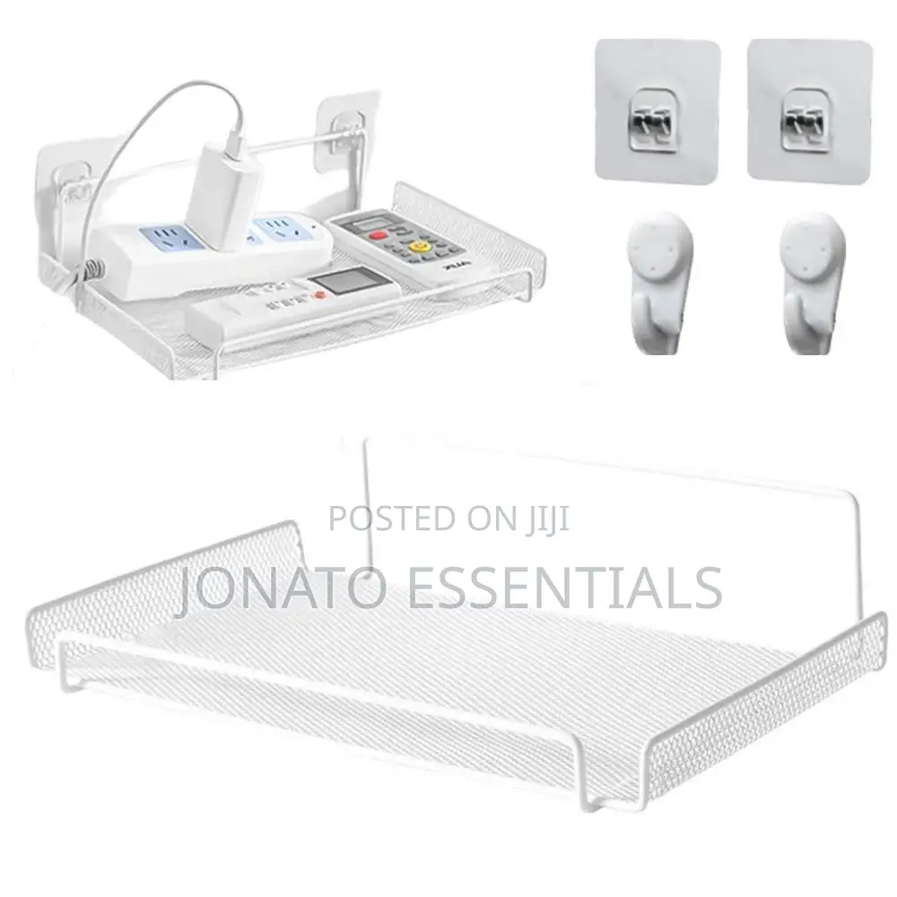 Wall-mounted Router Shelf And Storage Rack