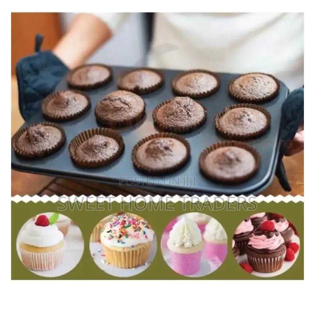12-Hole Non-Stick Muffin / Cupcakes