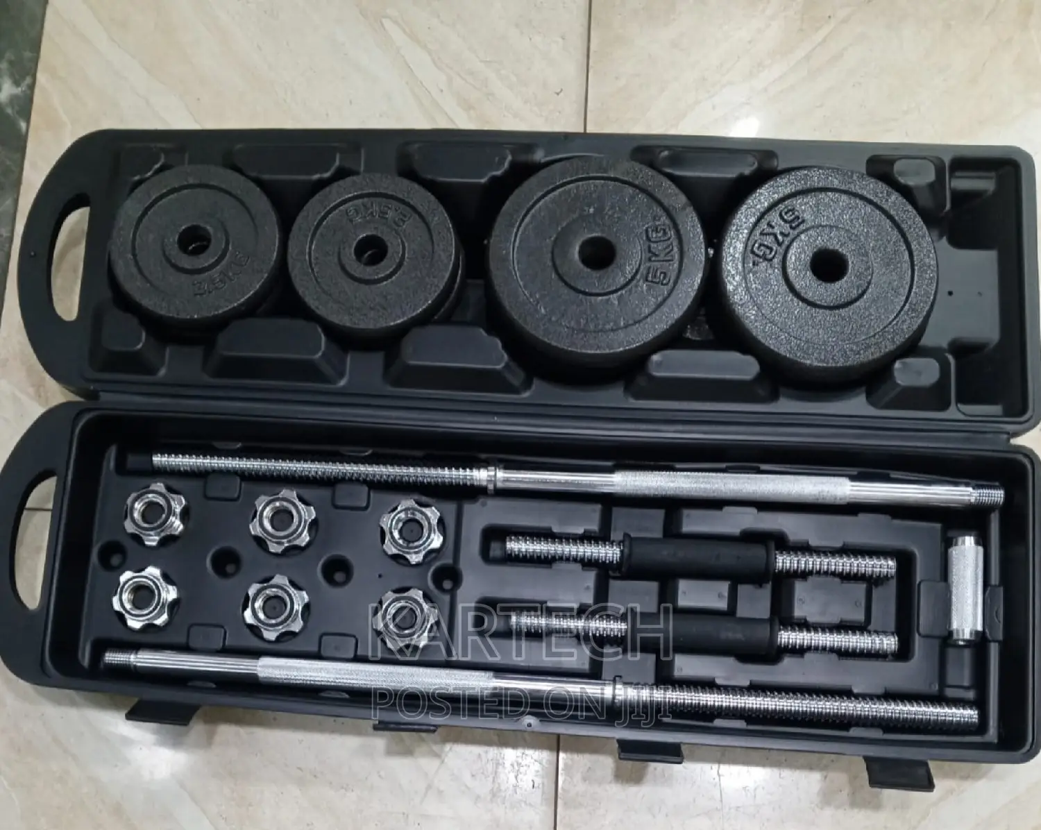 50kg Cast Iron Dumbbells
