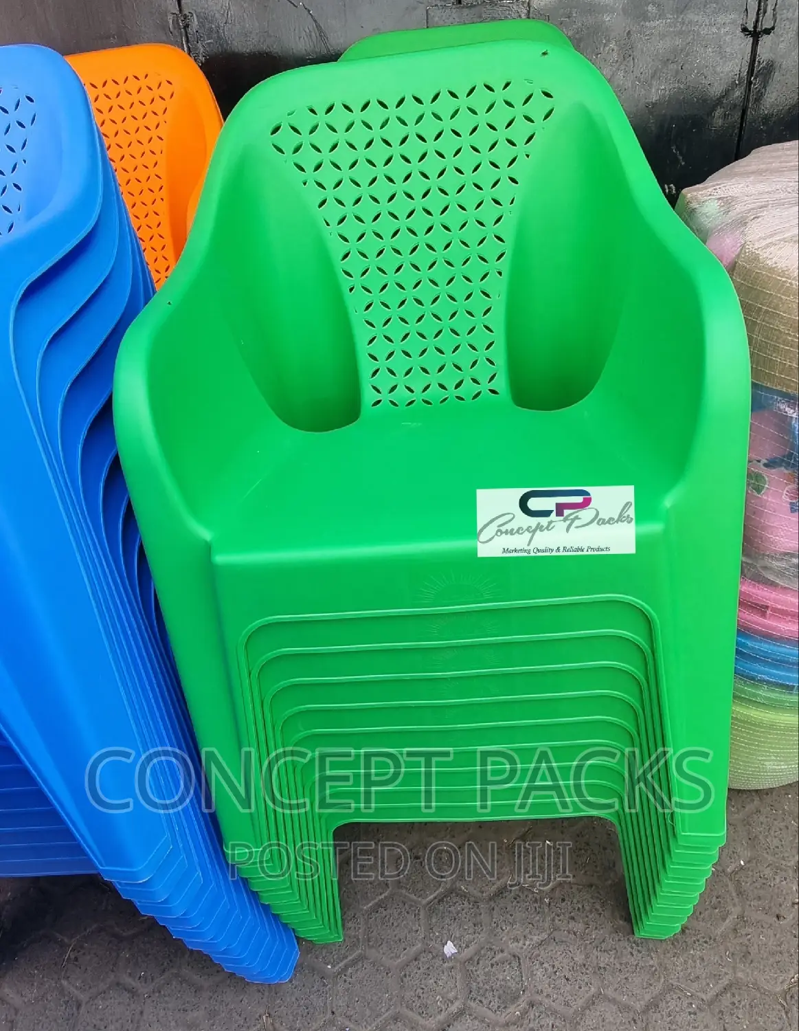 Safaricom Green Easy Arm Chair.