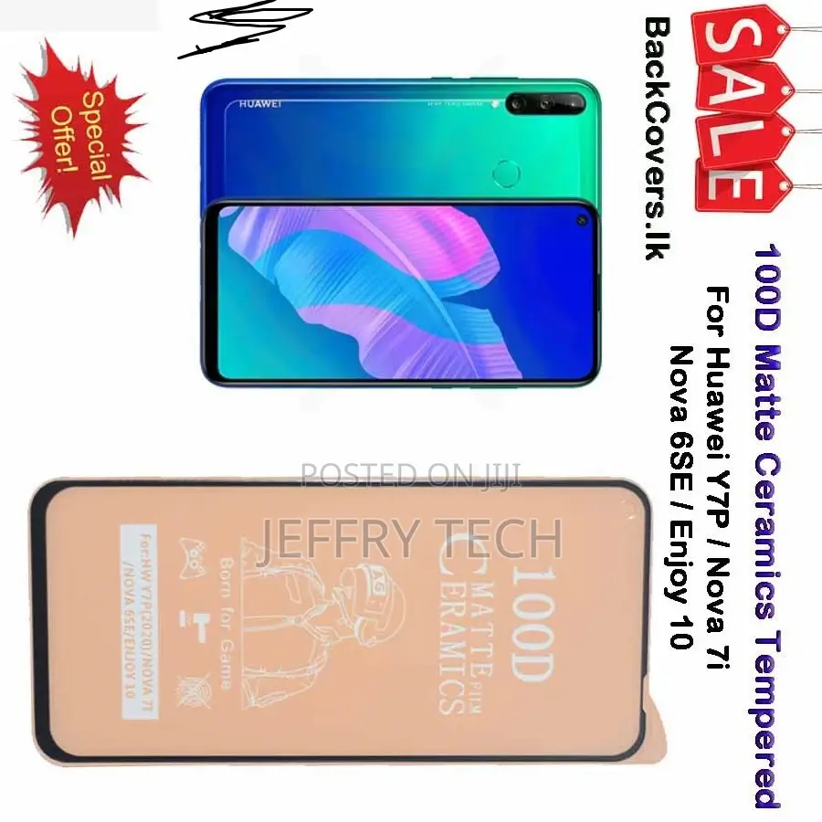 Huawei Y7P / Nova 7i / Nova 6SE / Enjoy 10 Matte Ceramics Te