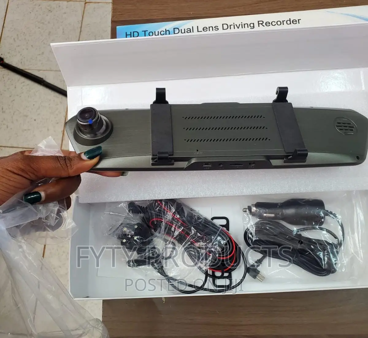 6.86 Inch HD Touch Dual Lens Dashcam DVR