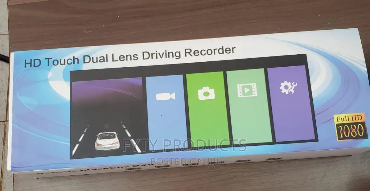 6.86 Inch HD Touch Dual Lens Dashcam DVR