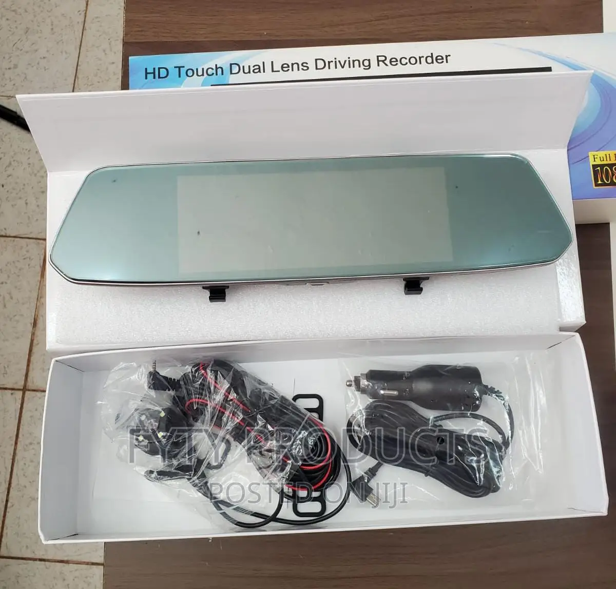 6.86 Inch HD Touch Dual Lens Dashcam DVR