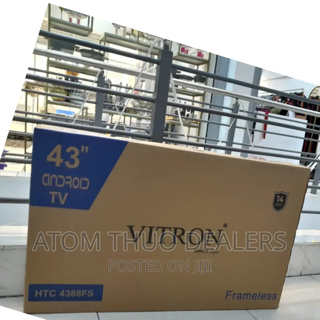 Smart Android Frameless Tv 43 Inches Vitron Tv 