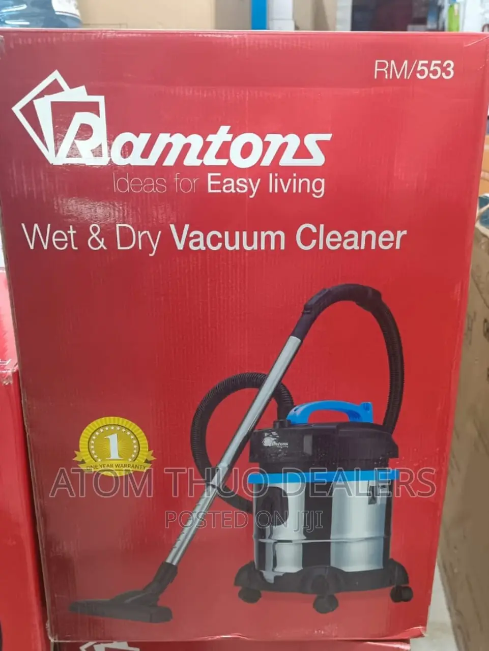 Ramtons 21 Litres Wet and Dry Vaccum Cleaner