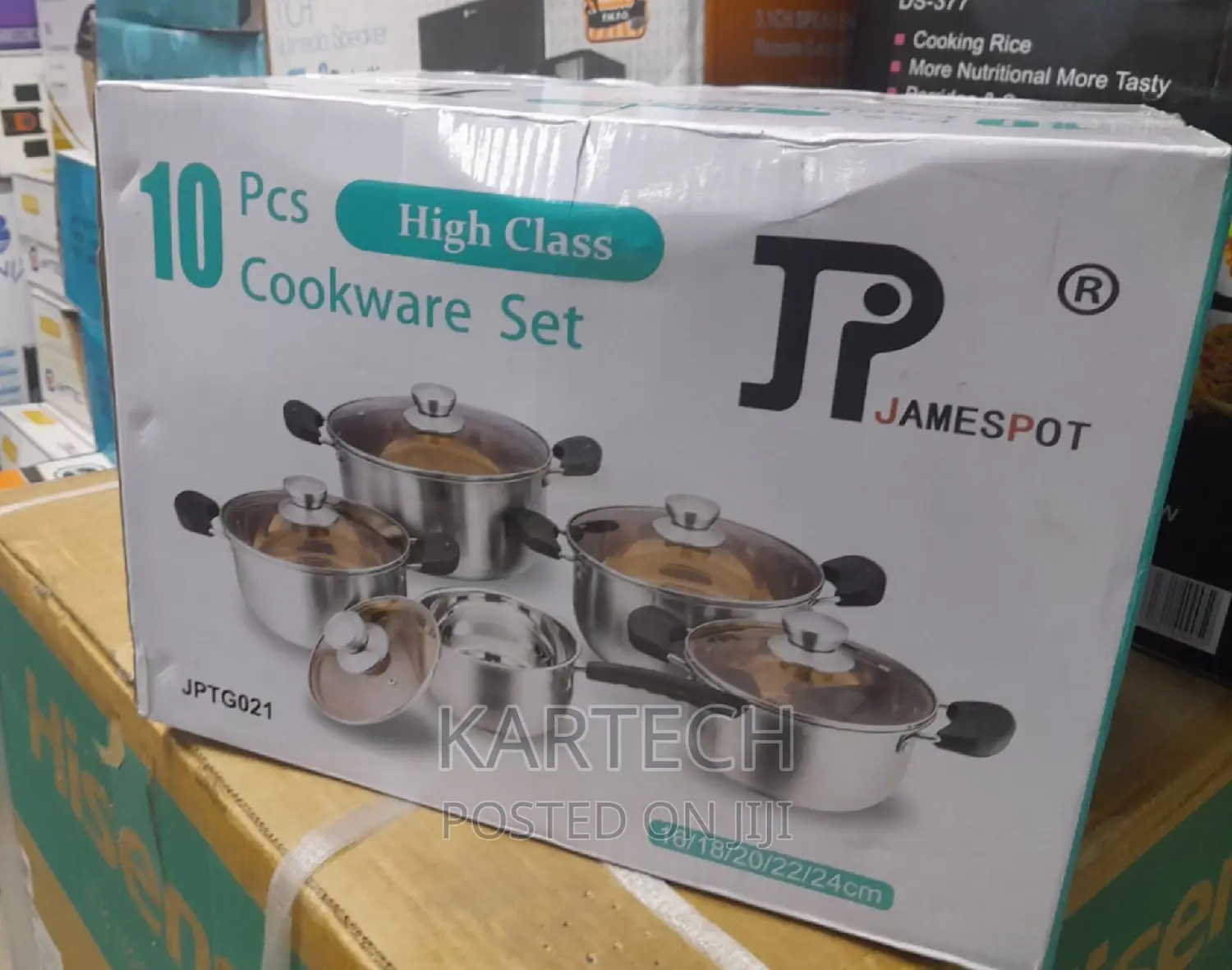 10 PCS High Class James Pot Cookware Set