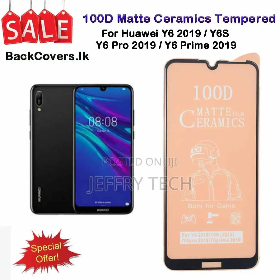 Huawei Y6 2019 / Y6 19 Matte Ceramics Tempered Glass / Scree