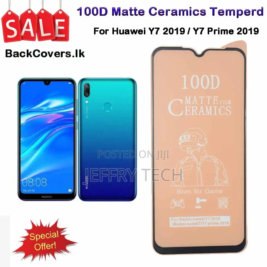Huawei Y7 2019 / Y7 19 / Y7 Prime Matte Ceramics Tempered Gl