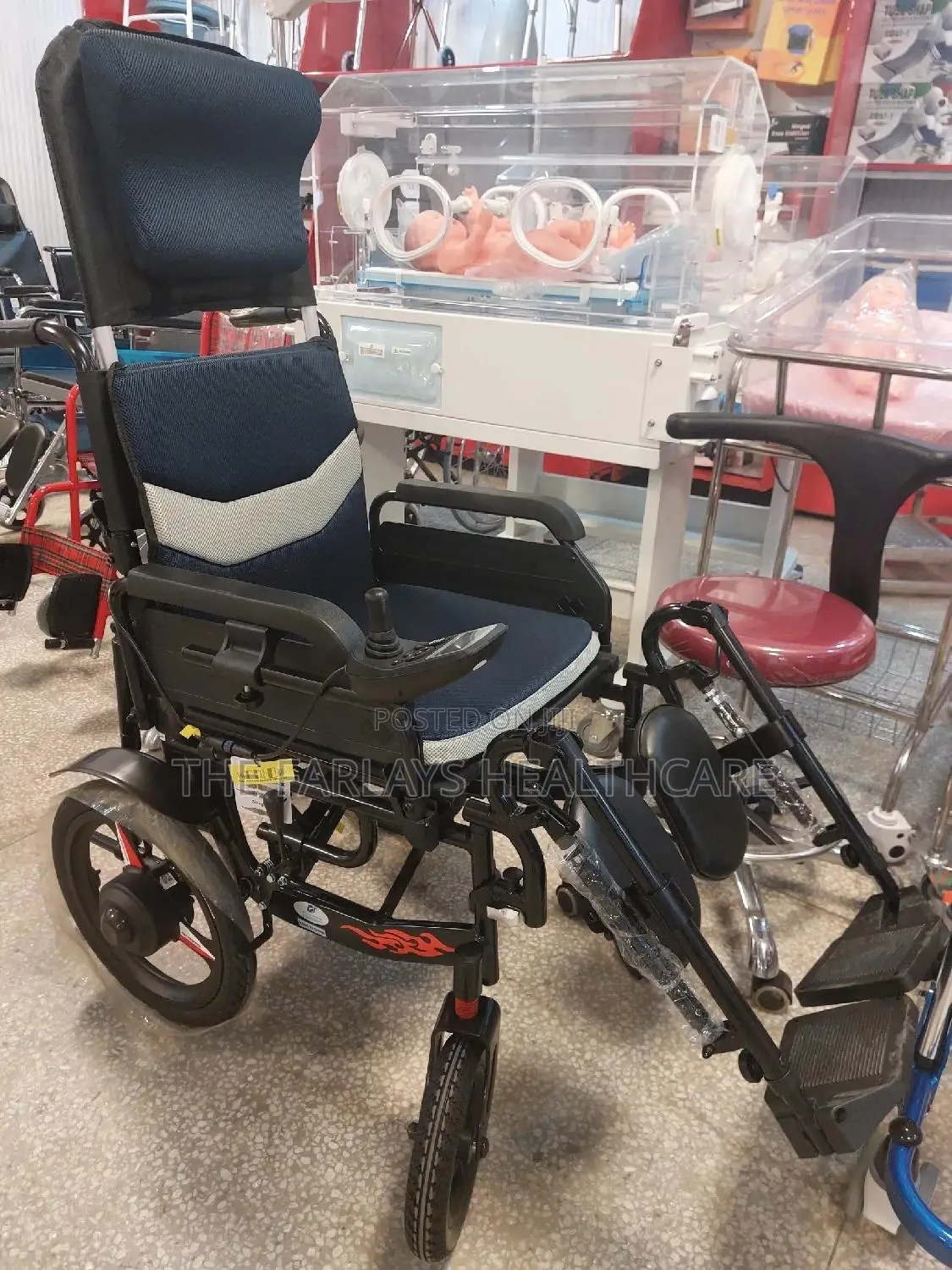 Electric Wheelchair - Reclining High Back*^.