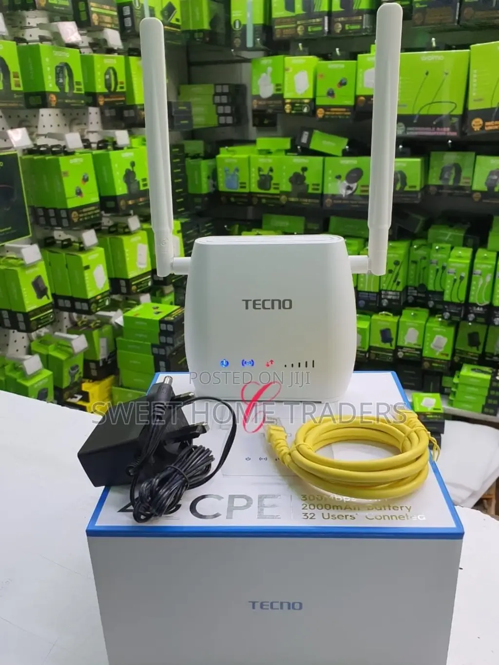 Tecno 4G Router With 300mbps,