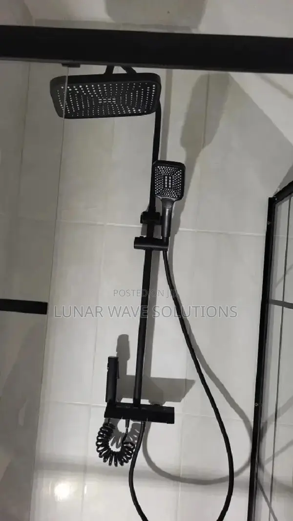 Home Improvement Piano Shower Mixers 4 Function, Led