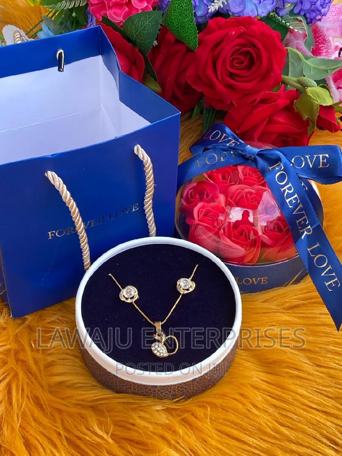 Blue Forever Love Valentine's Gift for Her