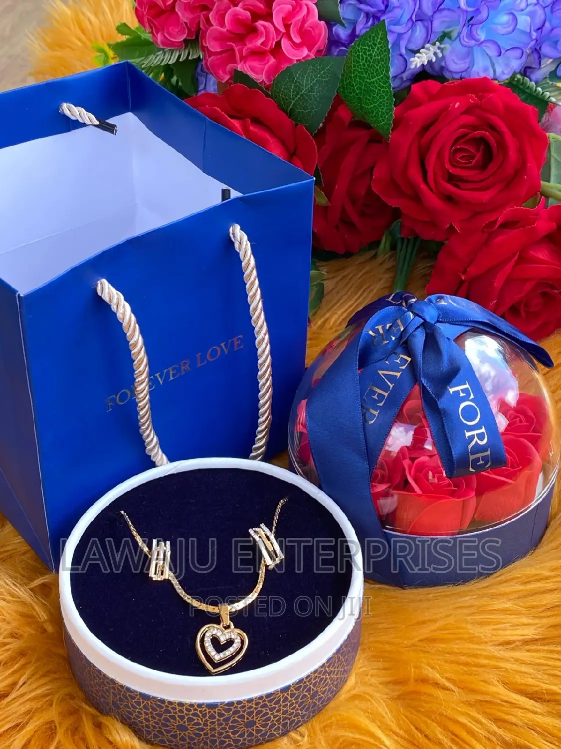 Blue Forever Love Valentine's Gift for Her