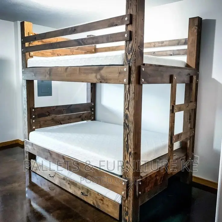 Burned Effect Bunk Bed