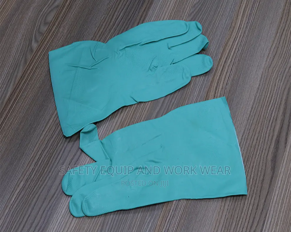 Nitrile Green Gloves