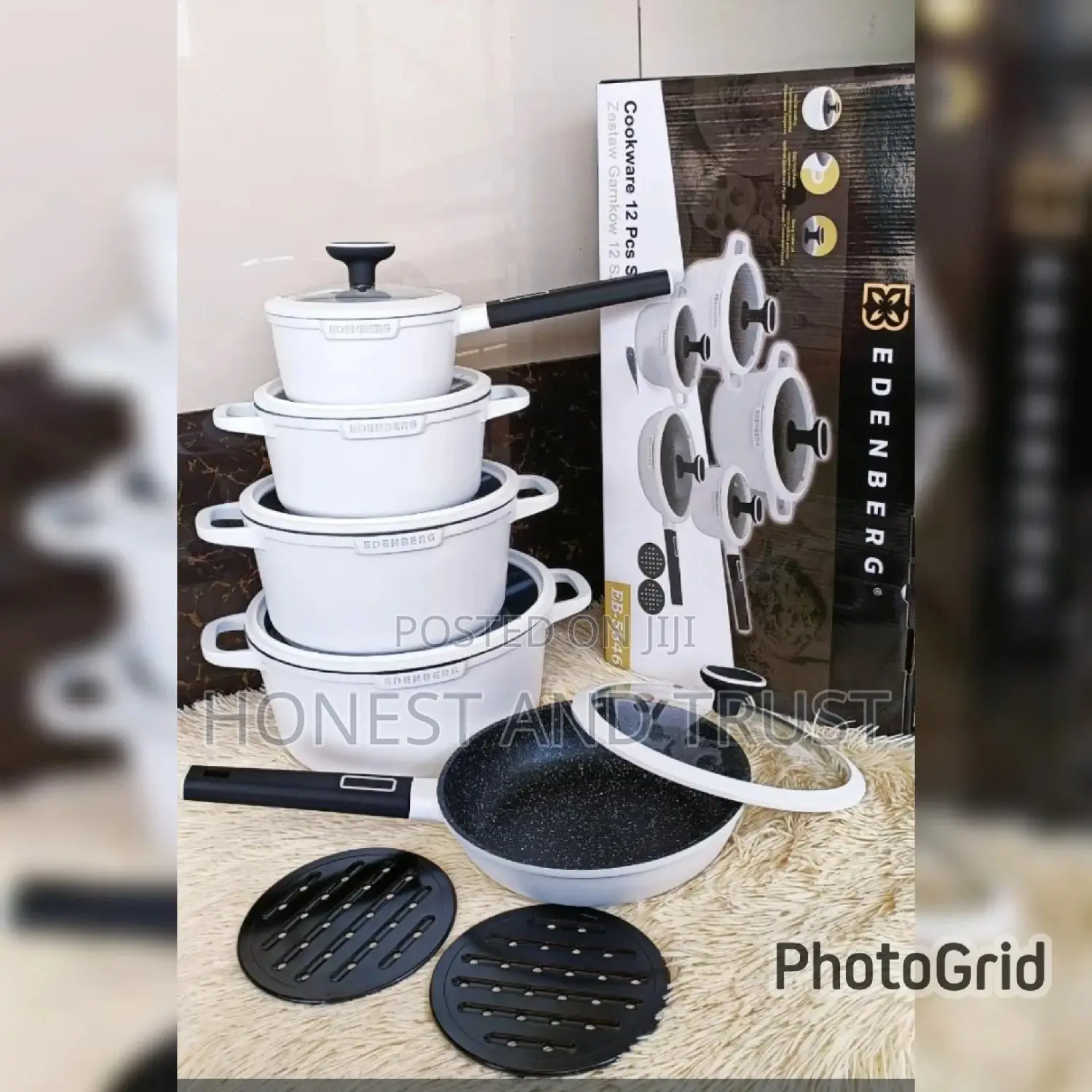 White Edenburg Cookware