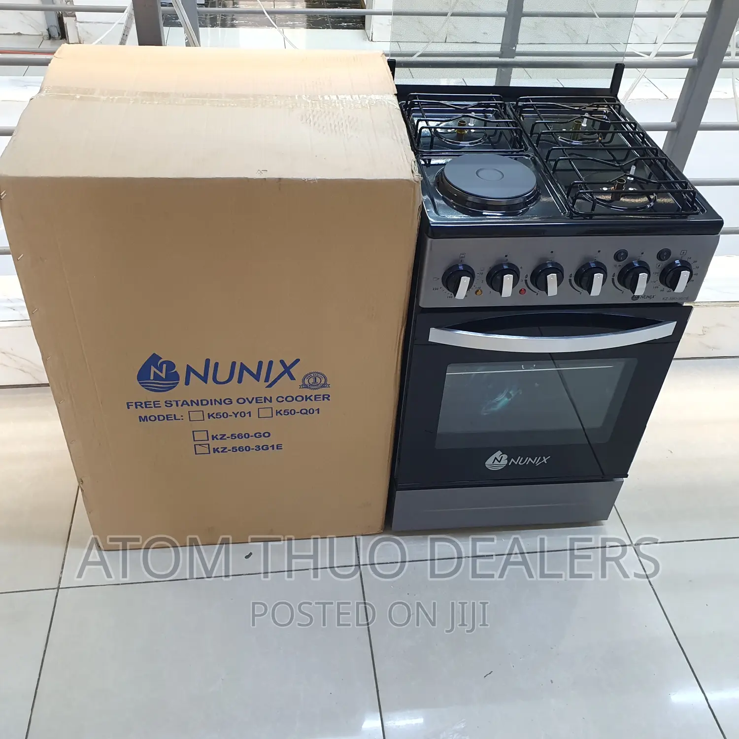 3+1 Nunix Electric Oven Standing Cooker 50*55