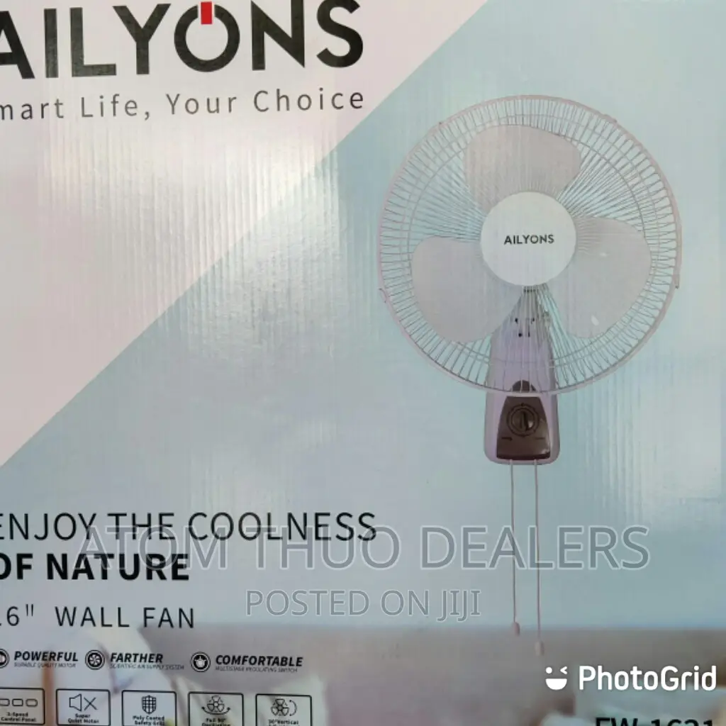 Ailyons Wall Fan 16 Inches FW-1631