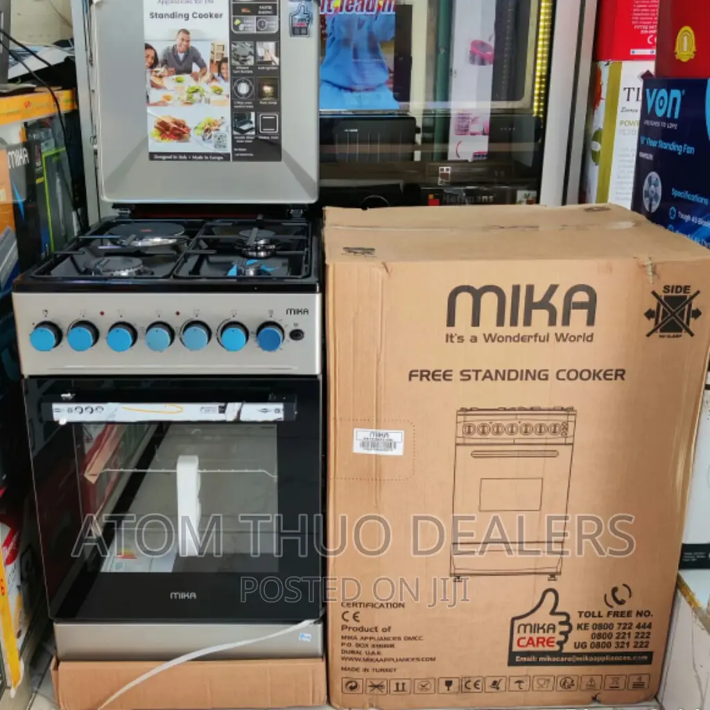 Mika 50*60 3G1E Standing Cooker With Electric Oven