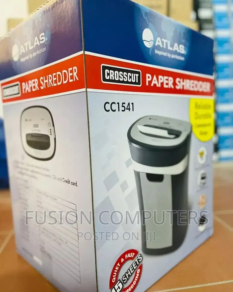 ATLAS CC1541 Crosscut 15 Sheets Paper Shredder