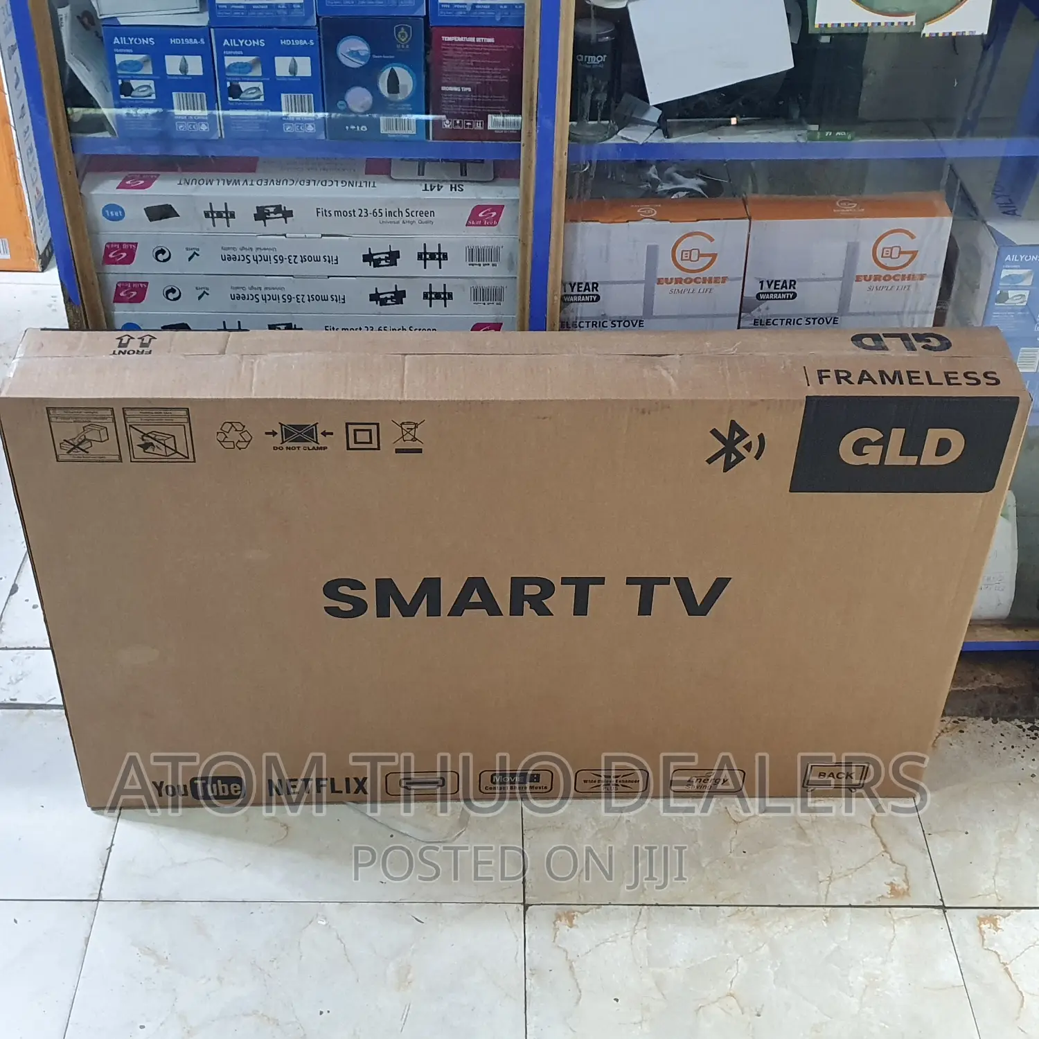 GLD 43 Inches Flameless Bluetooth TV 