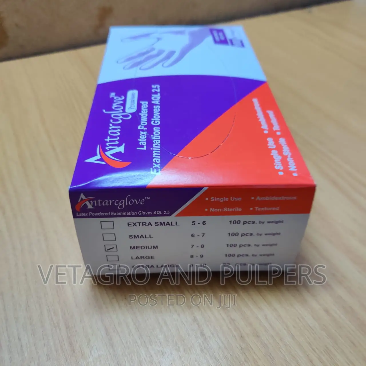 Latex Powdered Examination Gloves AQL 2.5