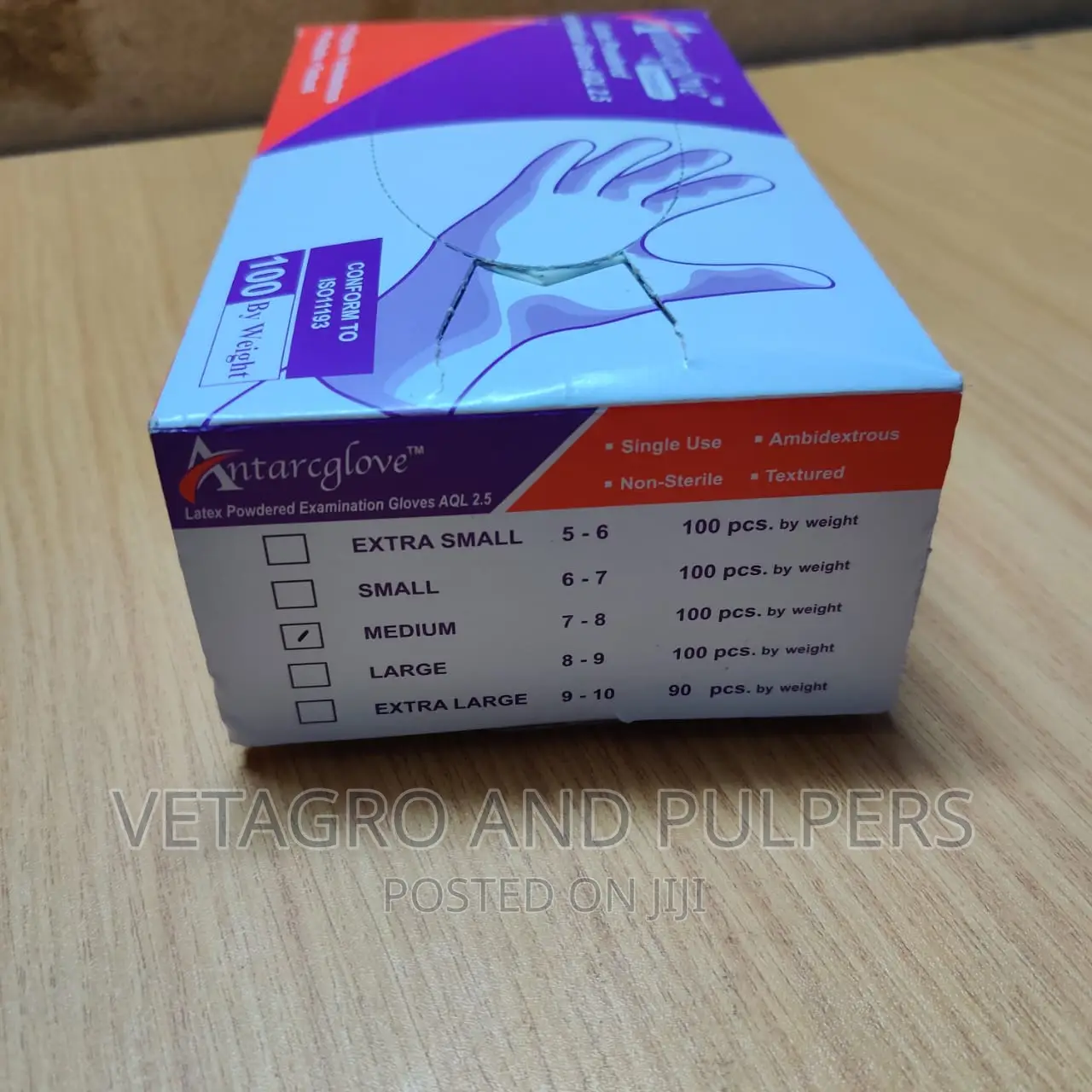 Latex Powdered Examination Gloves AQL 2.5