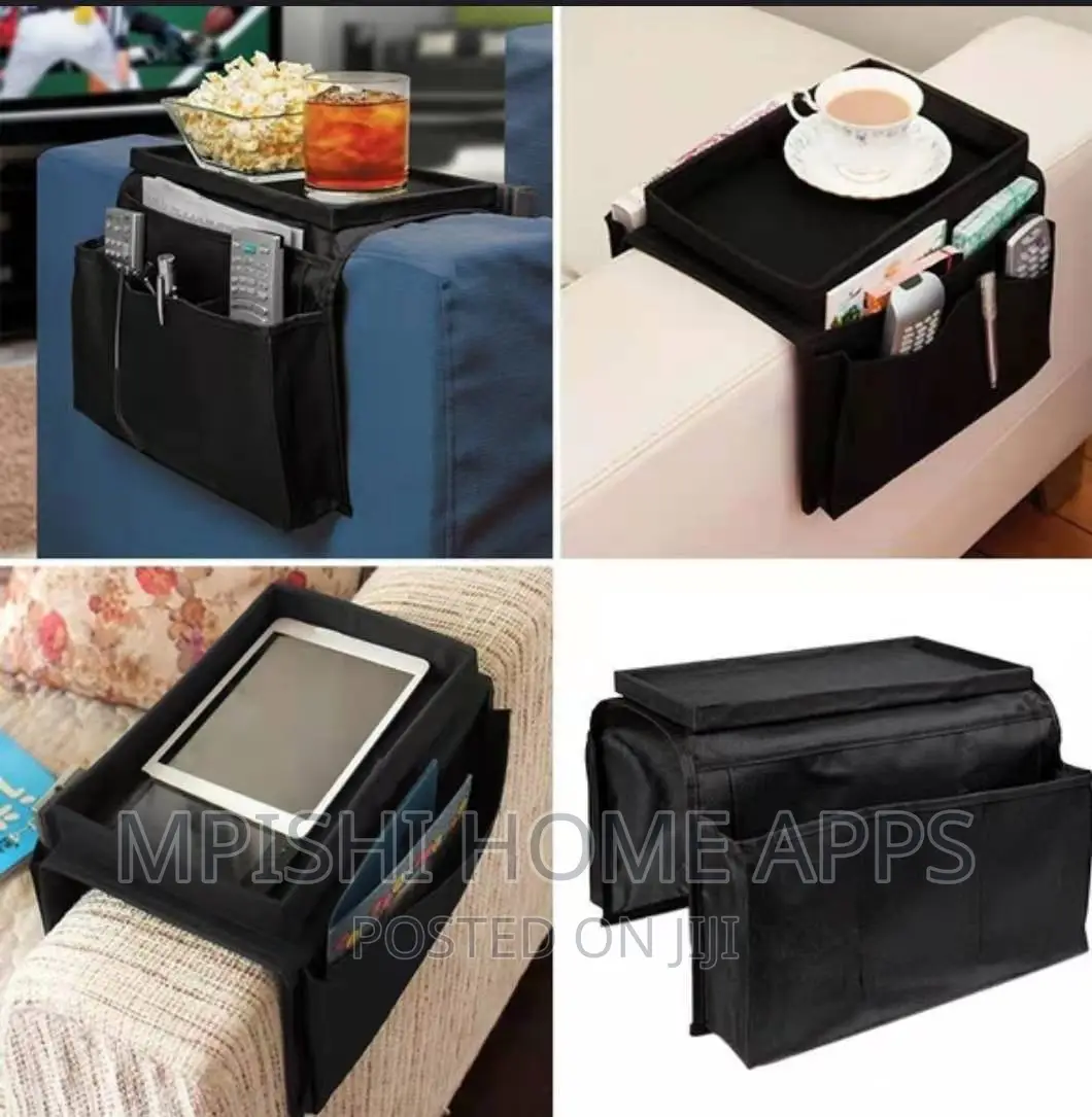 Couch Sofa Arm Rest Organizer.
With Top Tray