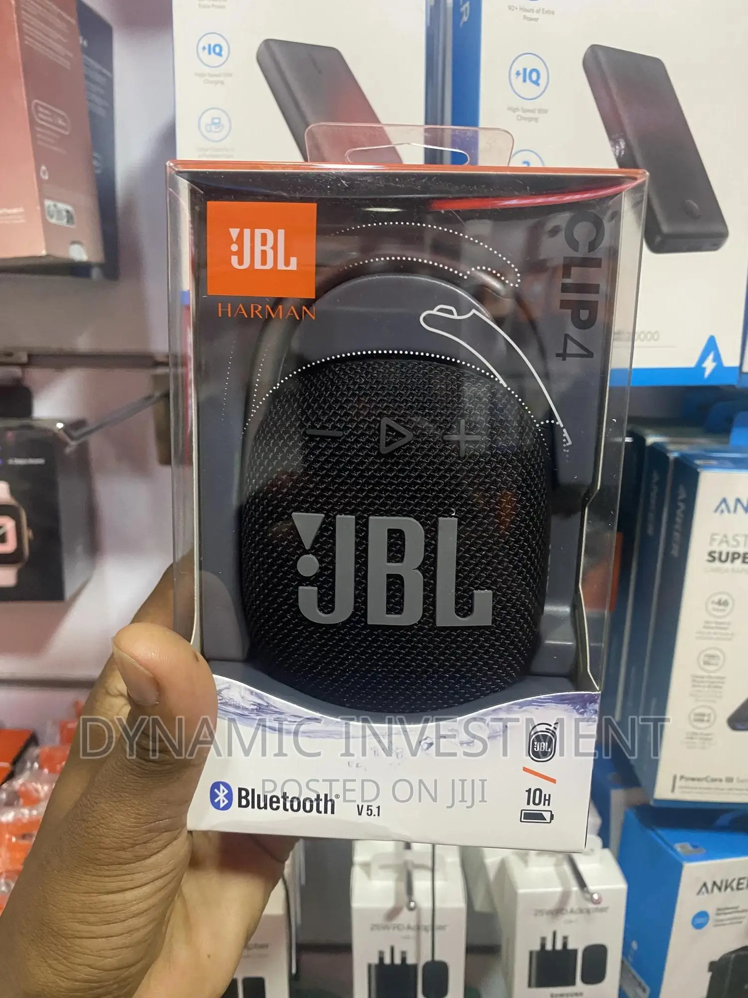 JBL Clip 4: Portable Speaker With Bluetooth