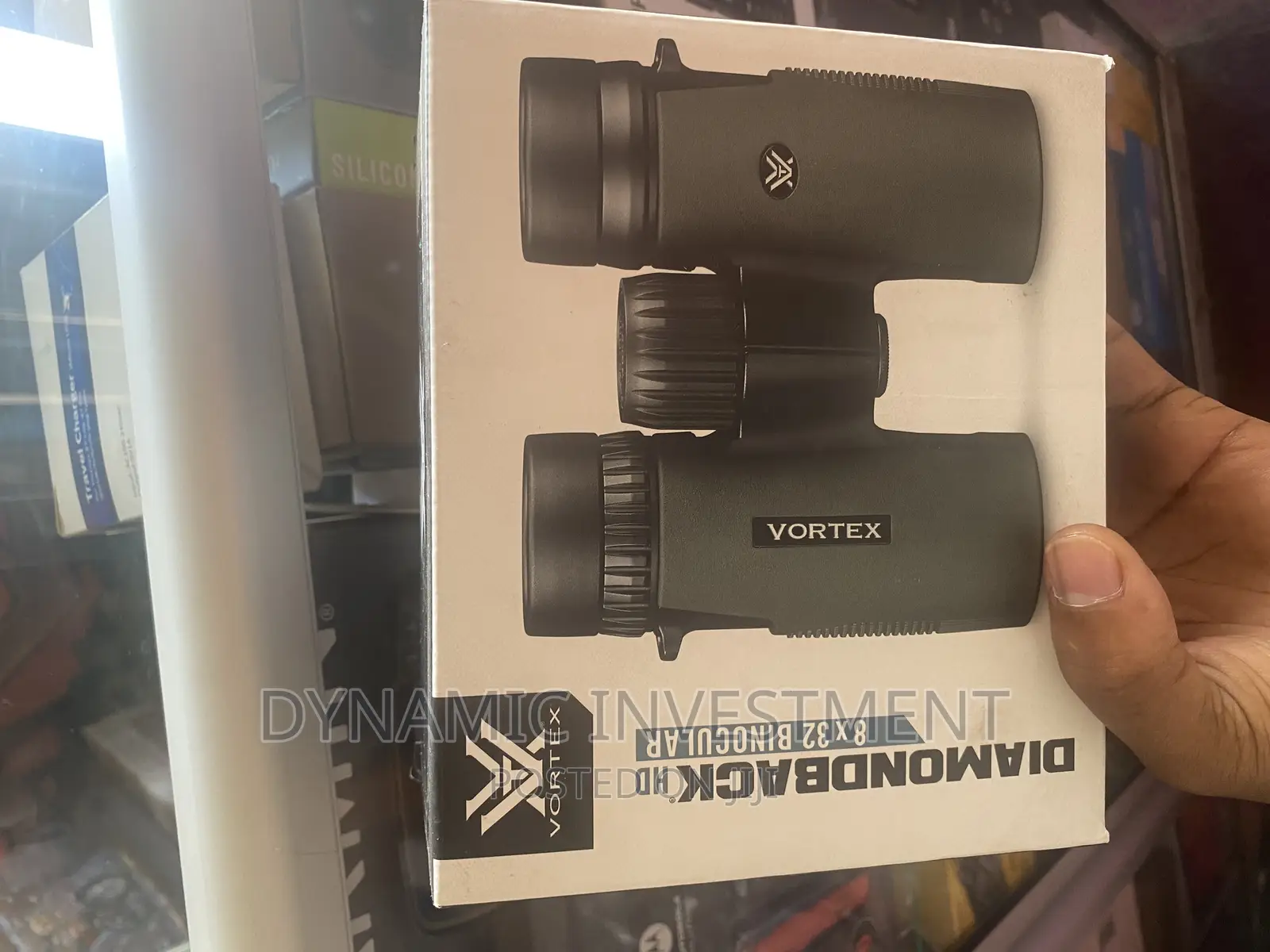 Vortex Optics Diamondback HD 8x32 Binoculars-Slip Resistant