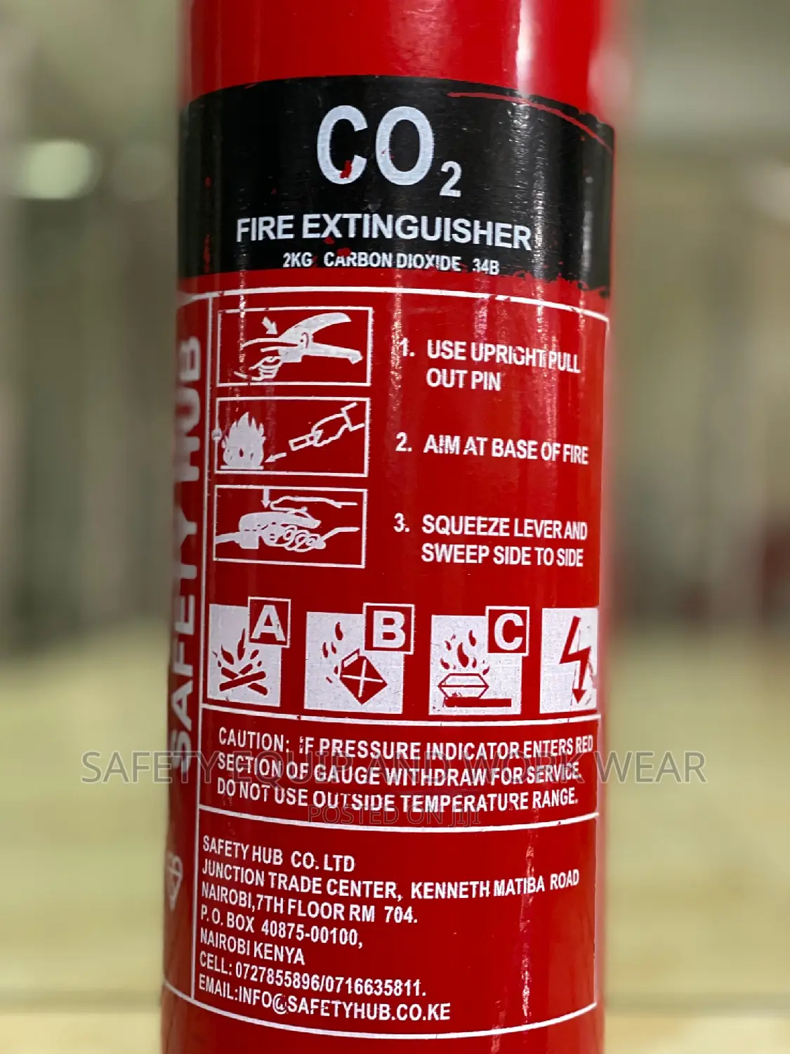 Co2 Fire Extinguisher Class C