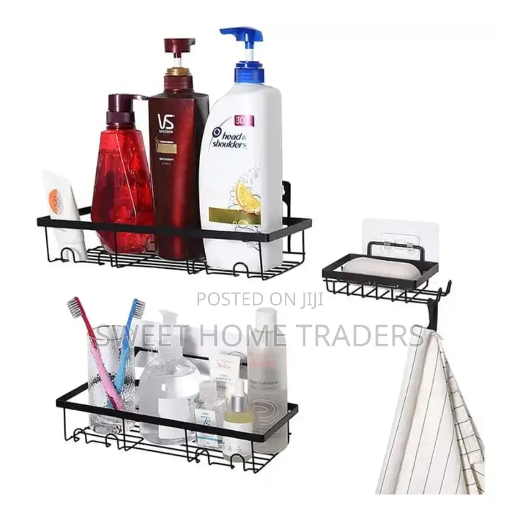 *3pcs Set Shower Caddy Shelf/Bathroom Organizer