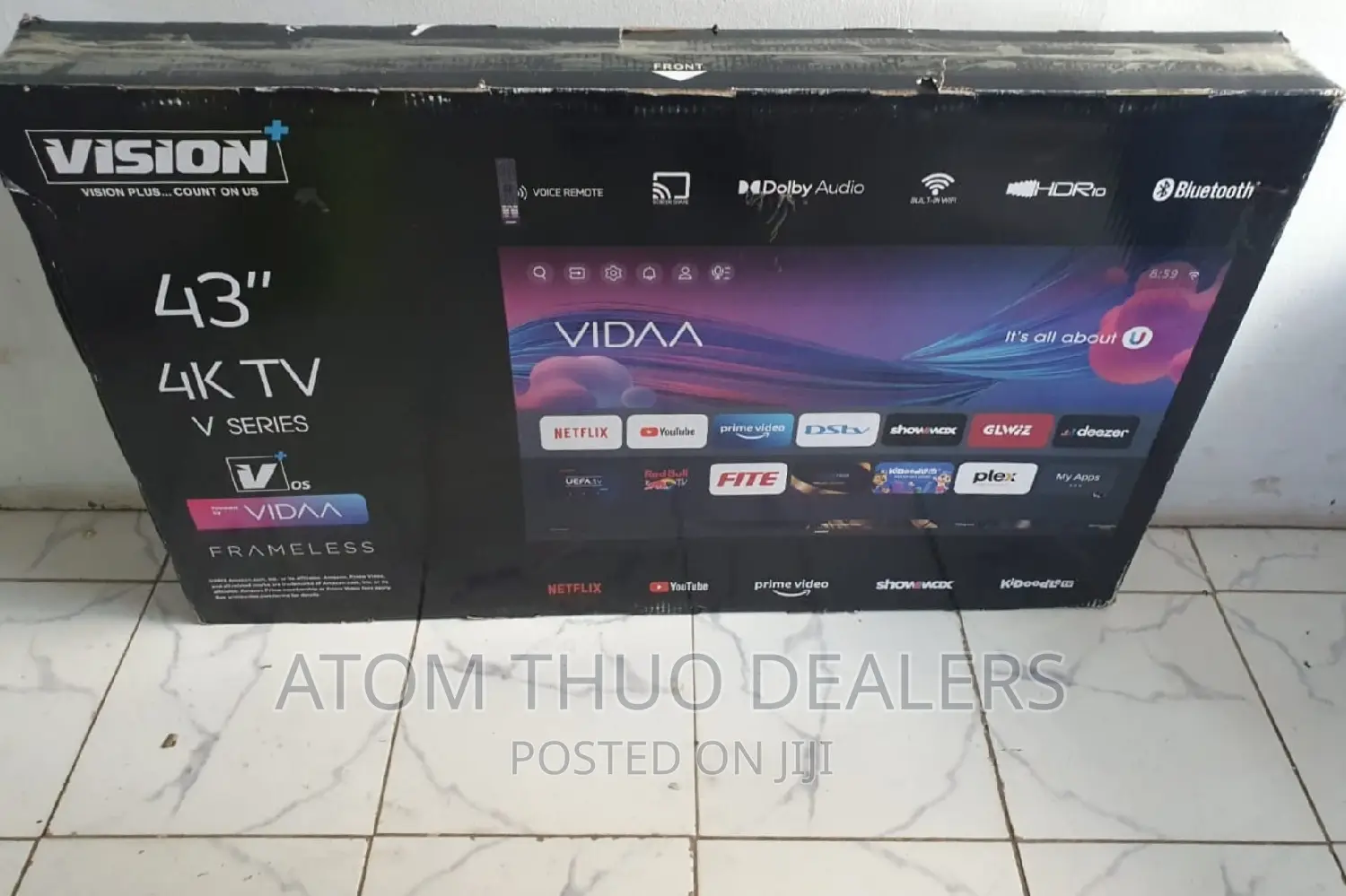 Vision 43 Inches Frameless Vidaa Tv.