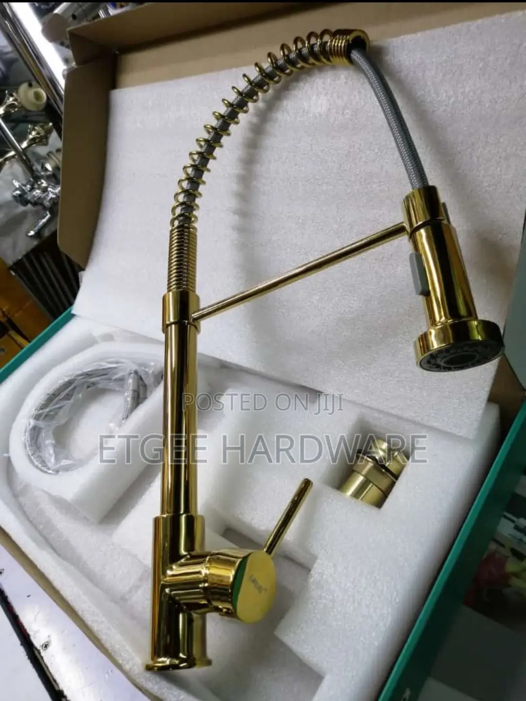 Kitchen Mixer Gold Pillar