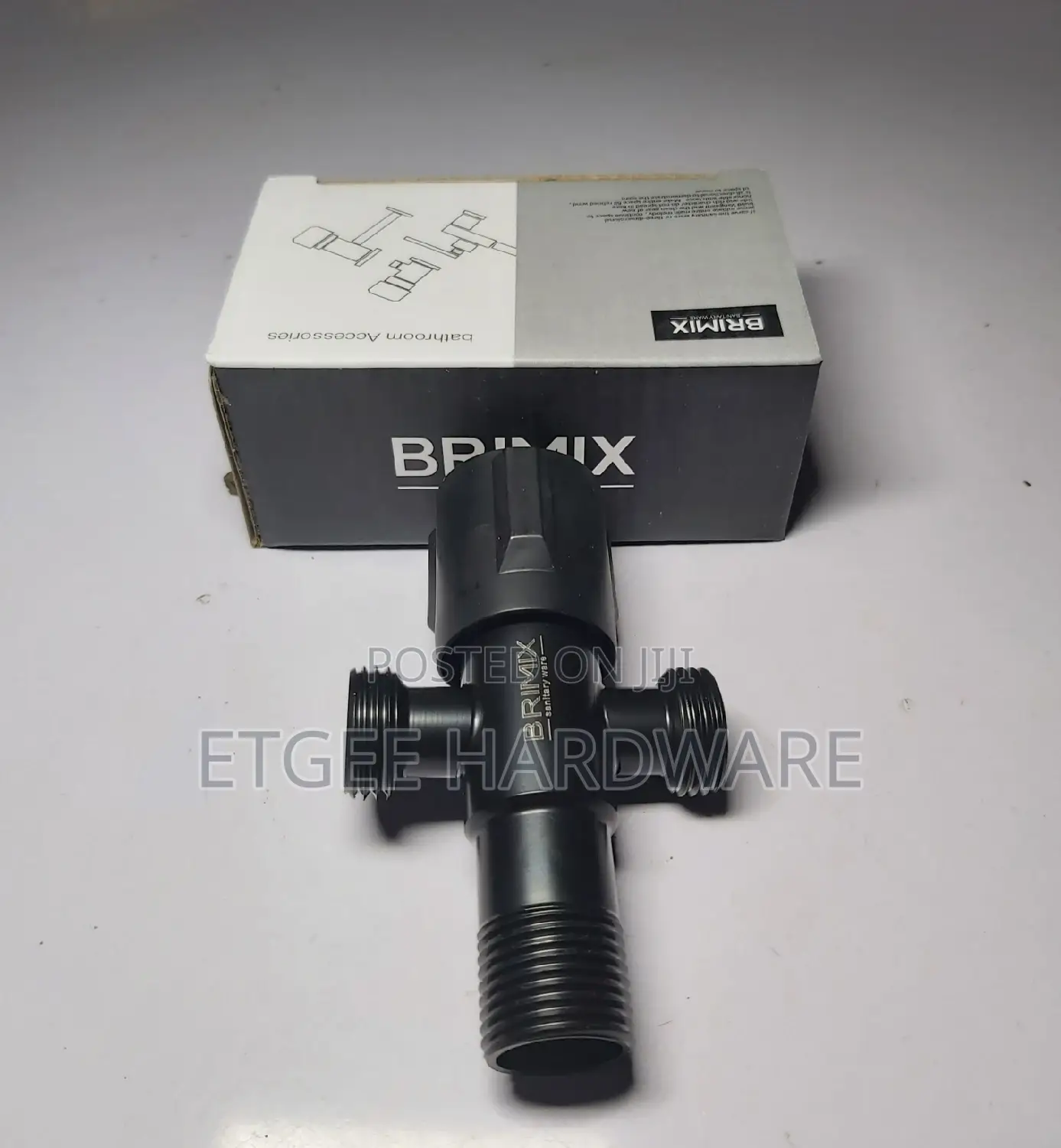 Cross Angle Valve Black