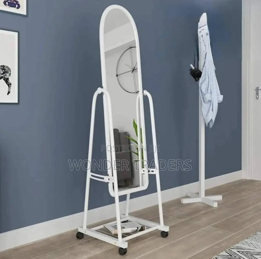 Dressing Mirror With Wheel
