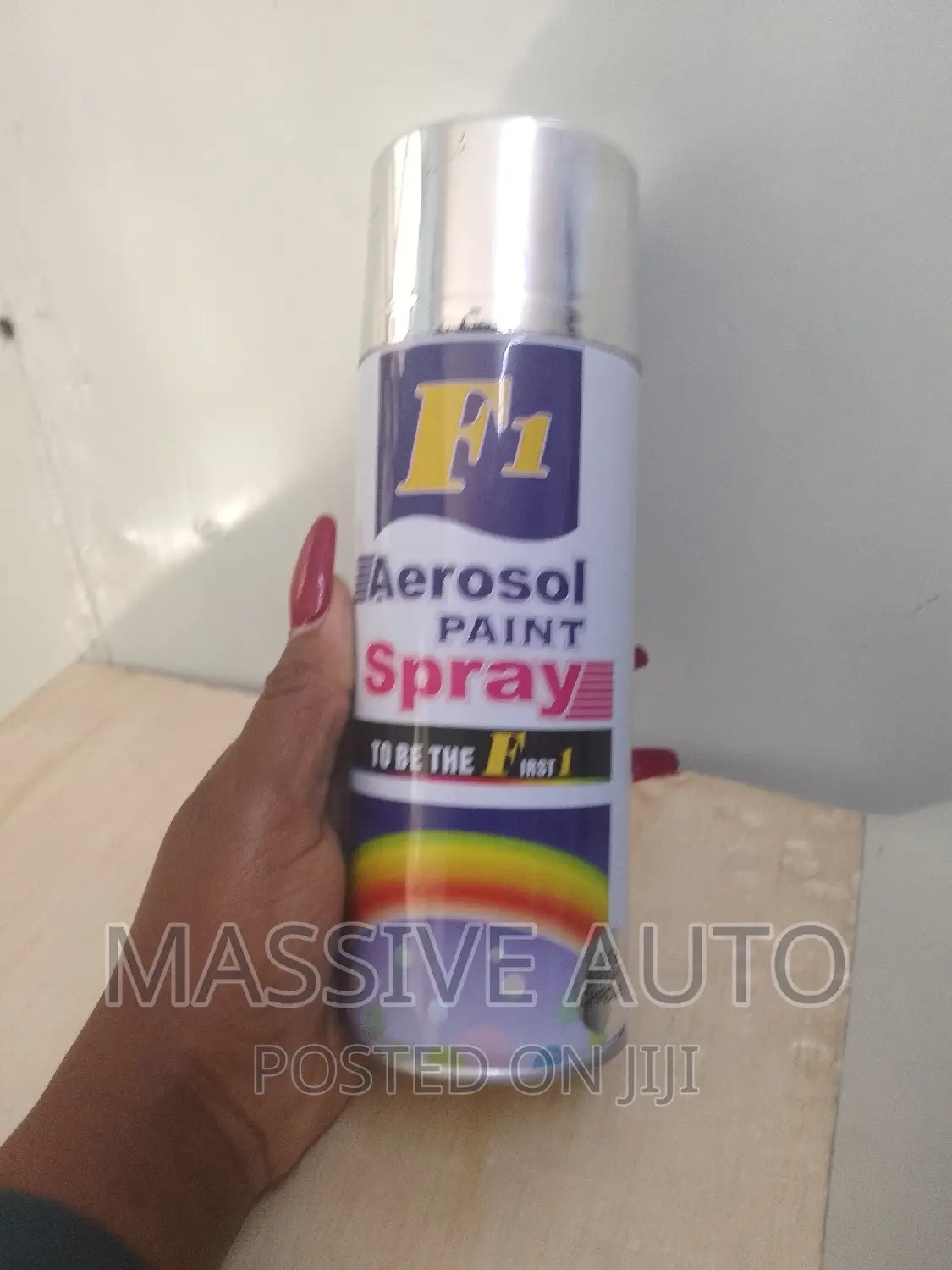 Buy Online Chrome Silver Car Spray Paint