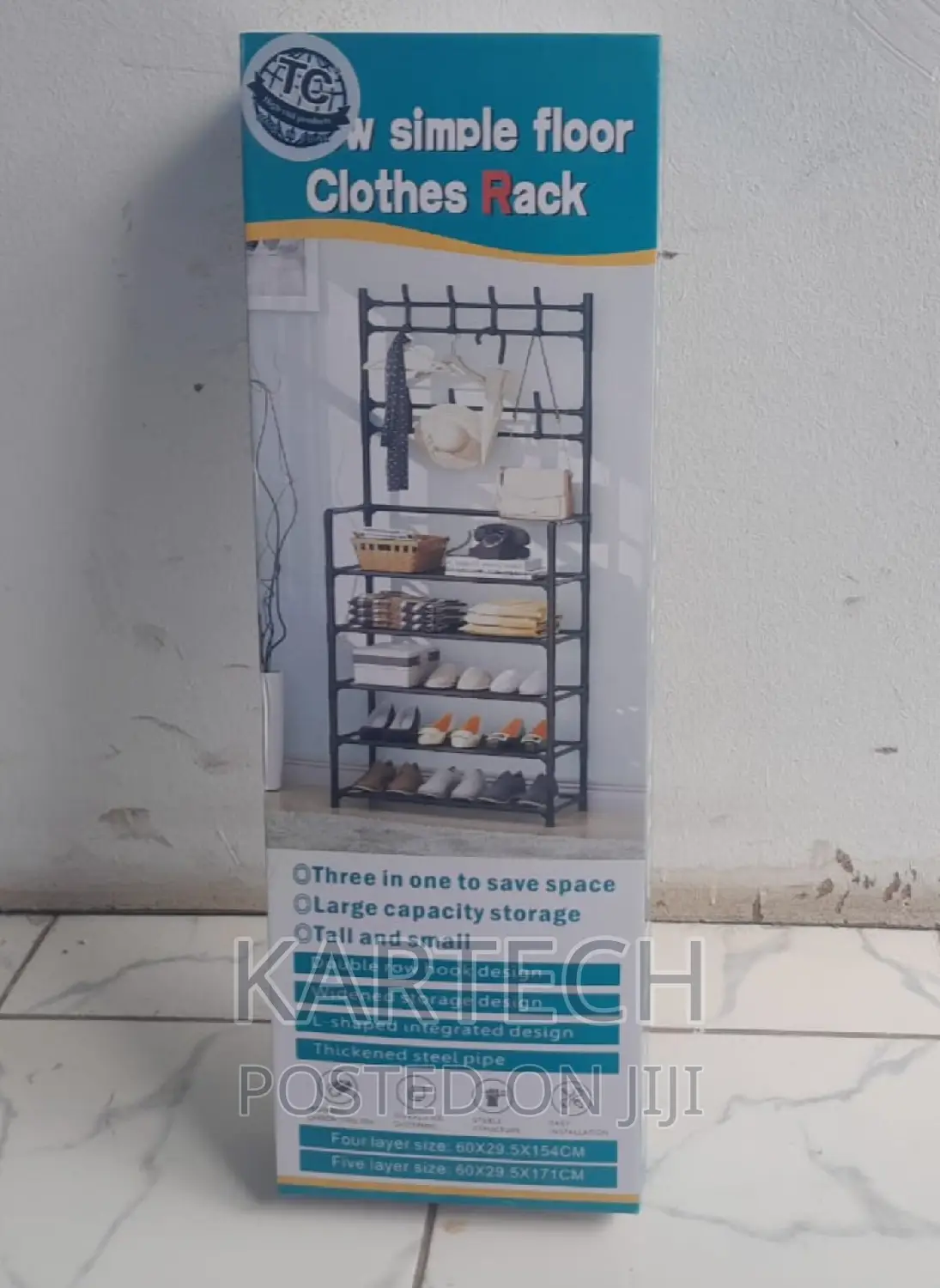 Shoe Rack With Hanger
