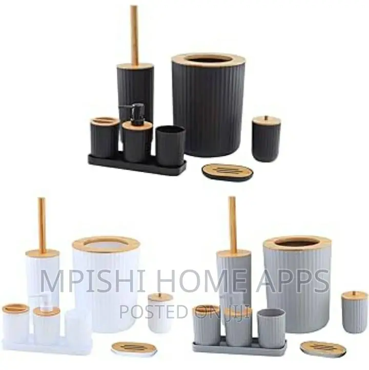 6pcs Bathroom Organizer Set